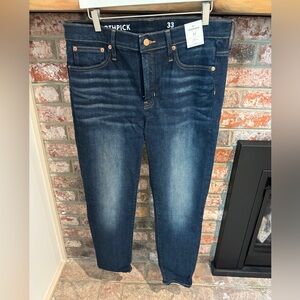 NWT J. Crew 9” Toothpick Blue Denim Jeans
